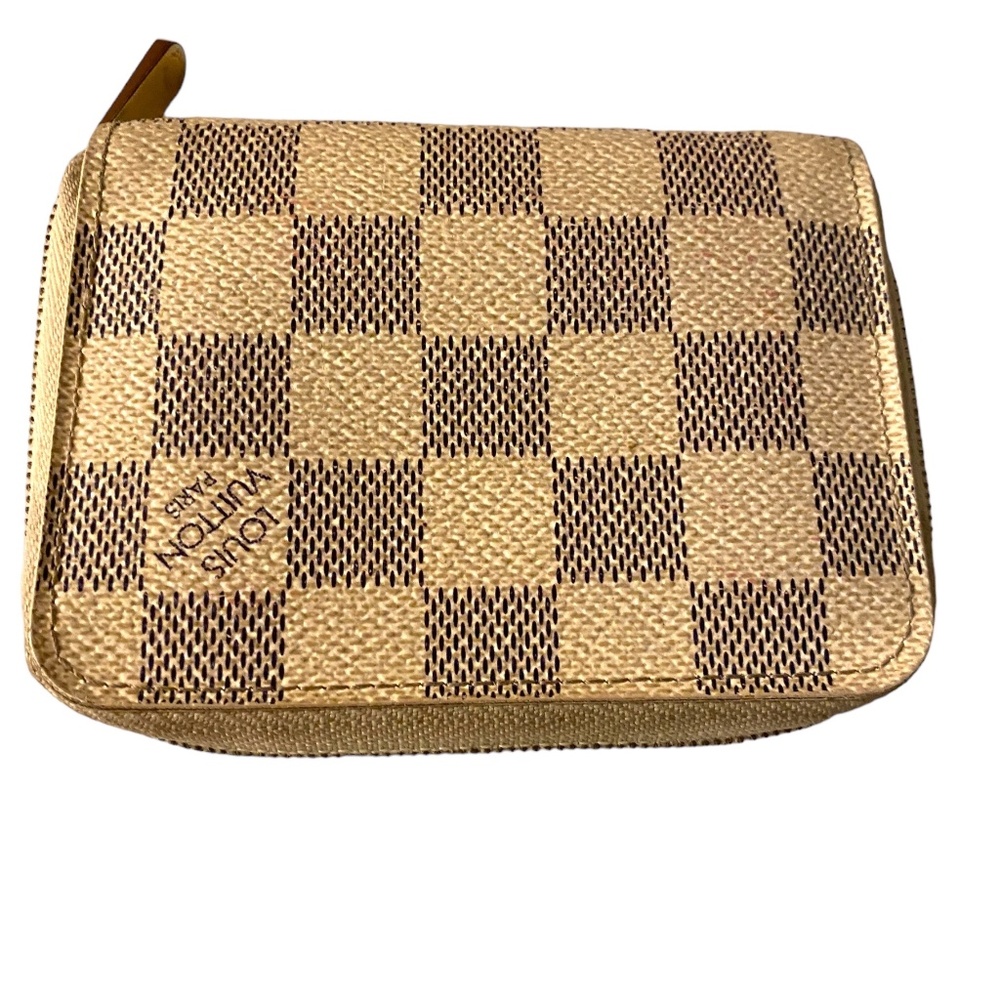 Authentic DAMIER AZUR COMPACT COIN PURSE